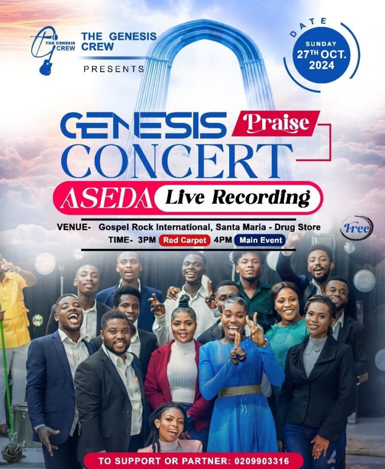 TG Crew to Host Their First Genesis Praise Concert on October 27th